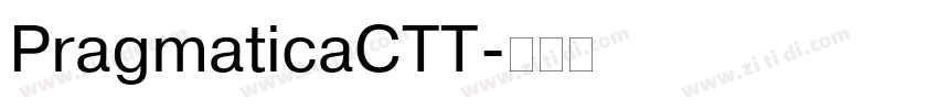 PragmaticaCTT字体转换