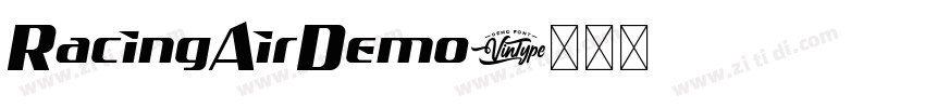 RacingAirDemo字体转换