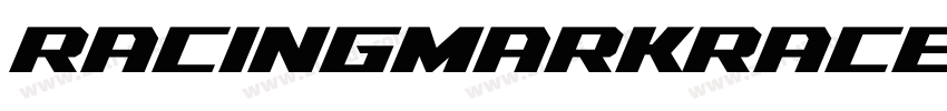 RacingMarkRace字体转换