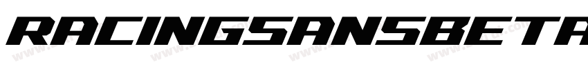 RacingSansBeta2字体转换