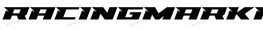 RacingMarkRace字体转换