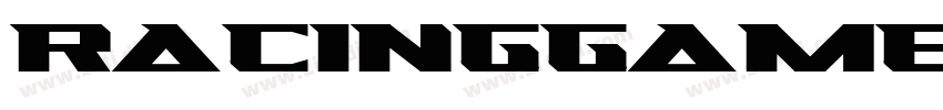RacingGamesRegular字体转换