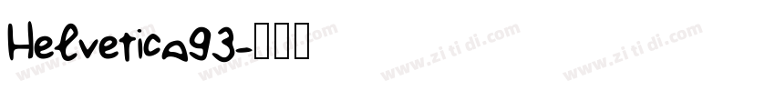 Helvetica93字体转换