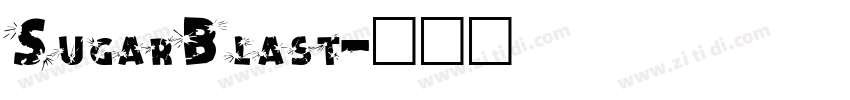 SugarBlast字体转换