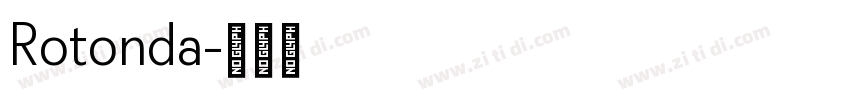 Rotonda字体转换 Rotonda字体转换