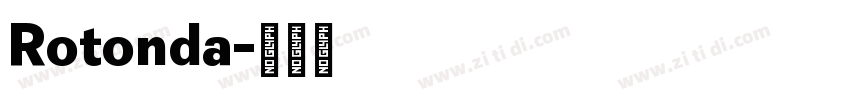 Rotonda字体转换 Rotonda字体转换