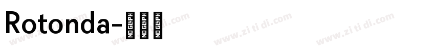 Rotonda字体转换 Rotonda字体转换