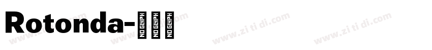 Rotonda字体转换 Rotonda字体转换