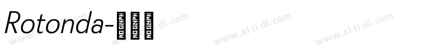 Rotonda字体转换 Rotonda字体转换