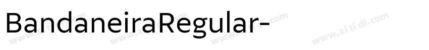 BandaneiraRegular字体转换