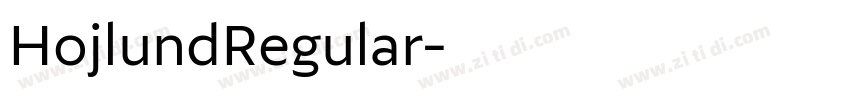 HojlundRegular字体转换