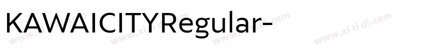 KAWAICITYRegular字体转换 KAWAICITYRegular字体转换