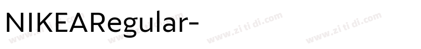 NIKEARegular字体转换