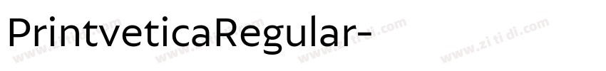 PrintveticaRegular字体转换