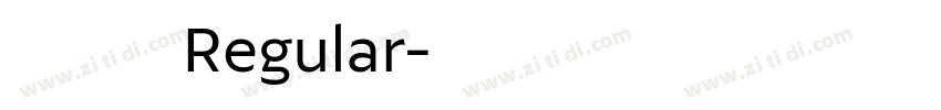 华文隶书Regular字体转换