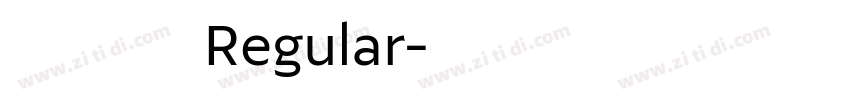 字灵胖橘体Regular字体转换 字灵胖橘体Regular字体转换
