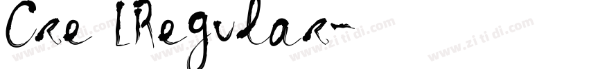 Cre望号LRegular字体转换