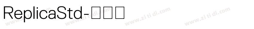 ReplicaStd字体转换