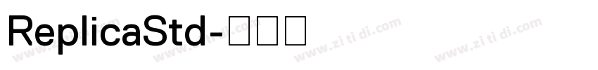 ReplicaStd字体转换