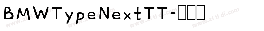 BMWTypeNextTT字体转换