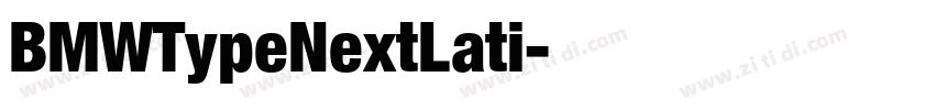 BMWTypeNextLati字体转换