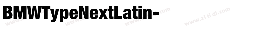 BMWTypeNextLatin字体转换