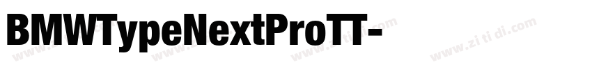 BMWTypeNextProTT字体转换