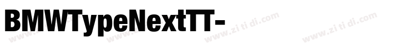 BMWTypeNextTT字体转换