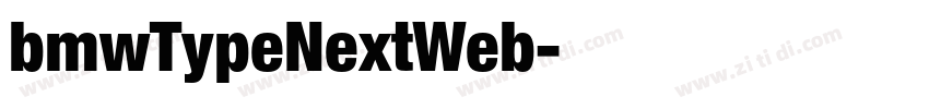 bmwTypeNextWeb字体转换