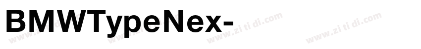 BMWTypeNex字体转换