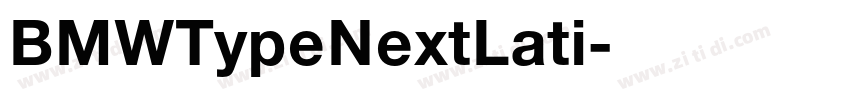 BMWTypeNextLati字体转换