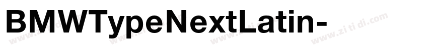 BMWTypeNextLatin字体转换