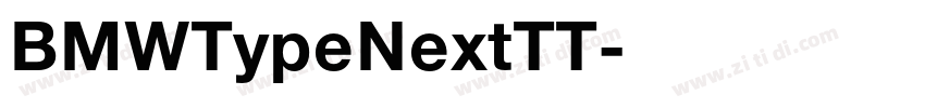 BMWTypeNextTT字体转换
