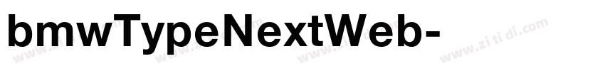 bmwTypeNextWeb字体转换