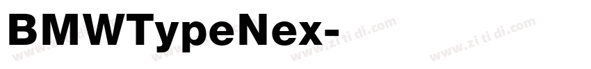 BMWTypeNex字体转换