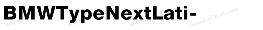 BMWTypeNextLati字体转换