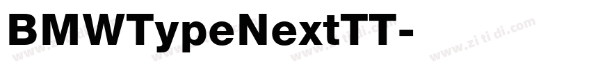 BMWTypeNextTT字体转换
