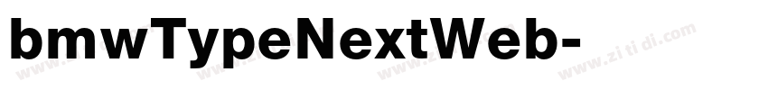 bmwTypeNextWeb字体转换