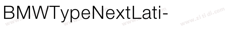 BMWTypeNextLati字体转换