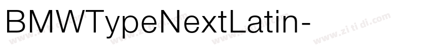 BMWTypeNextLatin字体转换