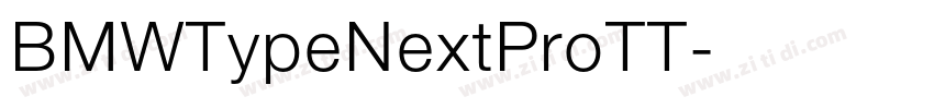BMWTypeNextProTT字体转换