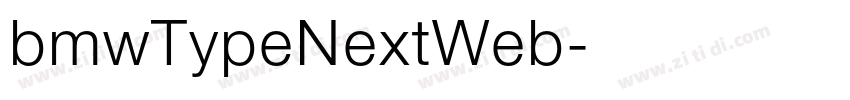 bmwTypeNextWeb字体转换