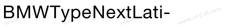 BMWTypeNextLati字体转换