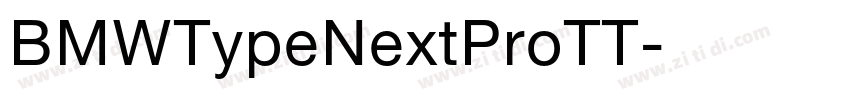 BMWTypeNextProTT字体转换