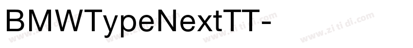 BMWTypeNextTT字体转换