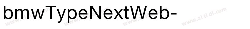 bmwTypeNextWeb字体转换
