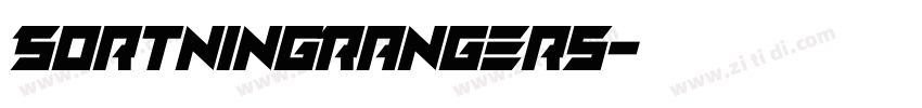 SortningRangers字体转换