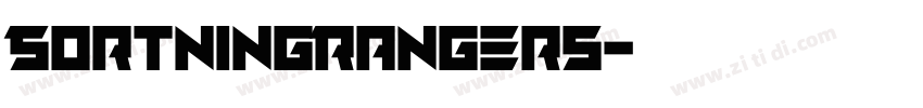 SortningRangers字体转换