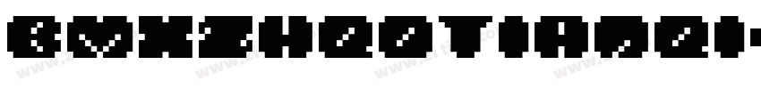 BMXzhqotianqi字体转换