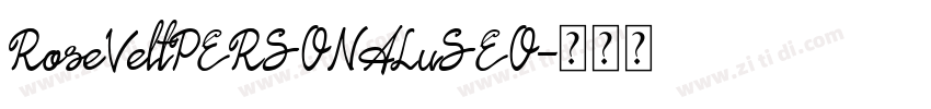 RoseVeltPERSONALuSEO字体转换